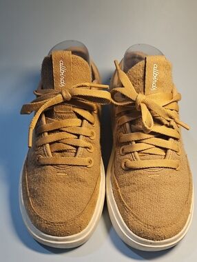 allbirds tan wool sneakers with white sole Bin 12